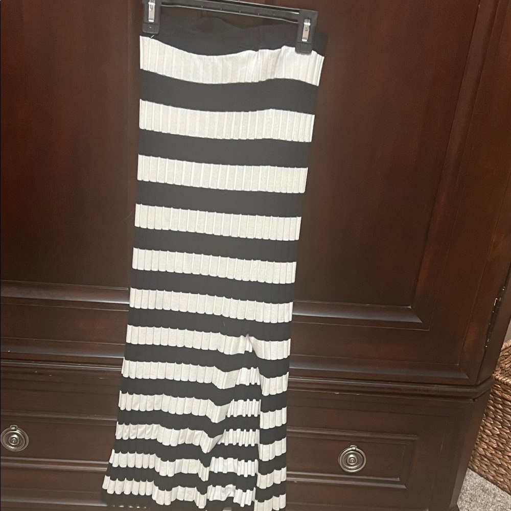 a new day Black and White Maxi Skirt